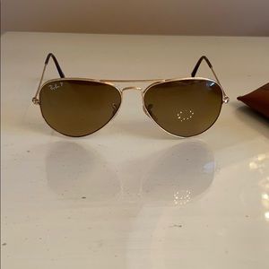 Ray-Ban Polarized Aviator Sunglasses